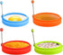 Silicone Egg Rings, 4 Inch Food Grade Egg Cooking Rings, Non Stick Fried Egg Ring Mold, Pancake Breakfast Sandwiches, Egg Mcmuffin Ring(Multicolor...