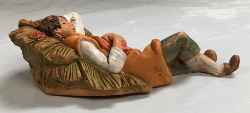Fontanini by Roman Inc., Ephraim The Shepherd, 5" Collection, Nativity Figure and Accessories, Hand Sculpted and Painted...
