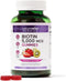 NatureWise Biotin Gummies - Hair, Skin and Nails Vitamin - Biotin 5000mcg Supports Hair and Nail Strength - Strawberry-Kiwi Flavor - Vegan, Non-GM...