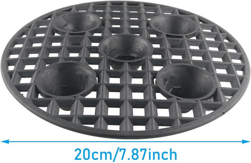 2PCS Plant Leveling Stand 20cm Garden Flower Arrangement Turntable Potted Seedling Root Control Tra Flower Tree Seedling Tray Prevent Rot or Damag...