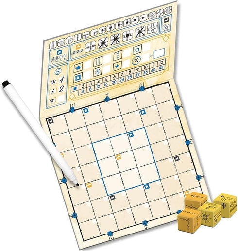 Railroad Ink Challenge: Shining Yellow Edition - Roll Dice and Draw Railways and Routes, Goal Cards to Expand Your Rail Map - Expansion Dice Inclu...