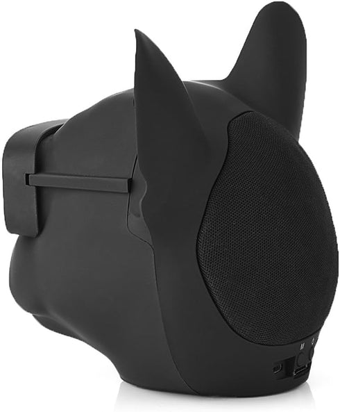 Portable Bluetooth Speaker, French Bulldog 10W Stereo Sound Music Player Bluetooth 4.1 Speaker with 32G Extension, Radio Function, Support Voice C...