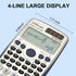 Scientific Calculators, Solar Scientific Calculator Large Screen 417 Function, Calculators Very Suitable for High School and College Students Calc...