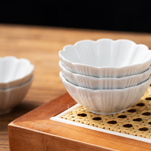 Dipping Sauce Bowls, White Dipping Sauce Dishes for Tomato Sauce, Soy, BBQ and other Party Supplie,Dip Serving Bowl Set of 6...