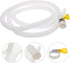 Housoutil Flex Hose Universal Air Conditioner Drain Hose Water Drain Hose Air Conditioner Heat Pump Systems, Condensate Drain Line for Semi- Autom...