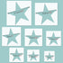 8PCS Large Star Stencils, 8 Different Size Star Stencils for Painting, Star Template for Drafting for Office and School Art Craft Templates, Large...
