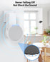 Maxonar Wall Mount for Ech0 P0p, Ech0 pop Wall Mount Speaker Stand Holder No Screws and Drill Needed Cable Hidden Storage - White...