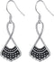 Sterling Silver RBG Dissent Collar Earrings Dangle Drop Stud Jewelry Gifts for Women Fan of Ruth Bader Ginsburg...