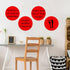 24 Pack Dry Erase Circle Dots, Colorful Whiteboard Desktop Writing Spots for Classroom Tables, Removable Vinyl Stickers Wall Decals for School Tea...
