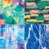 DESEACO Abstract Art Collage Paper Pad 6x6: Single-Sided Decorative Paper, Original Abstract Art Sheet for Junk Journaling, Scrapbooks, Decoupage,...