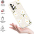 for Samsung Galaxy A53 5G Case Side Creative Design Soft Silicone Drop Protective Flower Case for Samsung A53 5G-Daisy White...