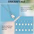 UNICRAFTALE 60 Sets 304 Stainless Steel Blank Bezels Teardrop Pendant Making Kit Oval Border Glass Cabochon Tray Charm Hole 1.6mm for Necklace Bra...