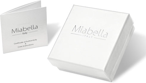 Miabella Sterling Silver Italian 5mm Rolo Heart Link Chain Bracelet for Women, Made in Italy...
