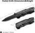 Pocket Knife,Multitool Tactical Knife with Blade,Saw, Plier, Screwdriver, Bottle Opener,Folding Knife Built with Full Stainless Steel,Perfect Tool...