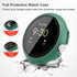 Hard PC Case Built in Tempered Glass Screen Protector for Google Pixel Watch 2 (2023) / Google Pixel Watch, Durable Matte Protective Cover Bumper ...