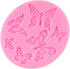 Butterfly Silicone Molds Mini Butterfly Fondant Cake Baking Mold For Chocolate Candy Cake Decoration Cupcake Topper Sugar Craft Polymer Clay Gum P...