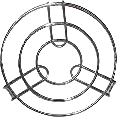 Iron Stand | Stainless Steel Trivet |Round Steamer Rack for Kitchen | Heat Resistant Hot Plate Dishes Holder | Cooker Donga Stand | Pack of 2 | Si...