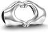 GW 925 Sterling Silver Heart Charms Fit for Bracelets Pendant for Necklace for Women...