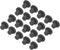 uxcell High Temp Silicone Plug Mount Dia 9mm/0.35 inch T Shaped Solid Rubber Stopper Hole Plugs for Powder Coating Plating Waterproof Plugs Sealin...
