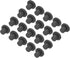 uxcell High Temp Silicone Plug Mount Dia 9mm/0.35 inch T Shaped Solid Rubber Stopper Hole Plugs for Powder Coating Plating Waterproof Plugs Sealin...