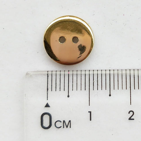 Chenkou Craft Plastic Button Gold Color Ornament 12x12mm 100pcs...