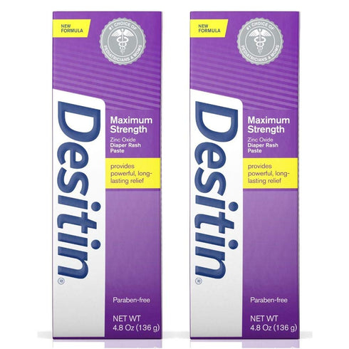 WSED Maximum Strength Baby Diaper Rash Cream with 40% Zinc Oxide for Diaper Rash Relief & Prevention (2 Pack)...