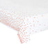 4 Pack Plastic Tablecloths for Rectangle Tables, Waterproof Disposable Party Table Cloths with Rose Gold Dot, Table Covers for Decorations, Baby S...