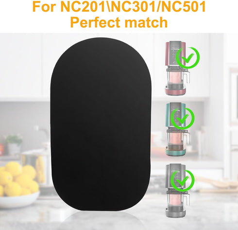 Appliance Slider Tray for Ninja Ice Cream Maker, 11.8x6.9 Inch Countertop Appliance Slider Under Cabinet Sliding Tray Kitchen Countertop Rolling T...