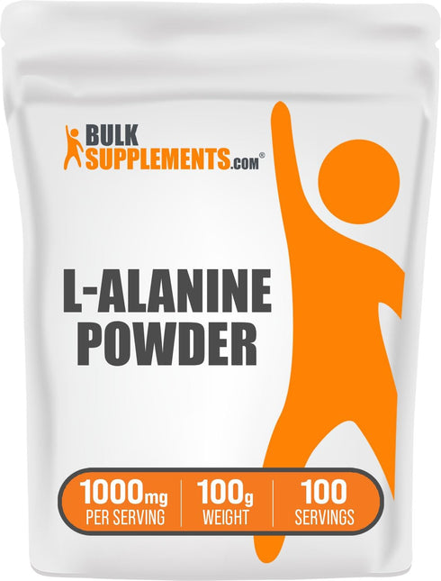 BulkSupplements.com L-Alanine Powder - Alanine Supplement, L-Alanine 1000mg - Amino Acid Supplement, Amino Acid Powder - Unflavored & Gluten Free,...