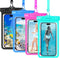 Waterproof Phone Pouch, 4 Pack Waterproof Phone Case/Holder for iPhone 15 14 13 12 11 Pro Max XR SE, Samsung Galaxy, Pixel, Universal Cellphone Dr...