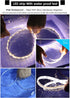 Outdoor LED Strip Lights Waterproof,IP68 Led Strip 12v Boat Underwater Lights 16.4ft 5050 SMD 300 Led Tube Flexible 5050 White Rope Light for Swim...