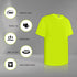 High Visibility Shirts for Men Hi Vis Safety Construction Shirts for Men Women, Short Sleeve Work Shirts, Meet ANSI, Durable & Breathable, UC-Yell...