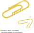MECCANIXITY Paper Clips Small Size 1.1 Inch Vinyl Coated to Prevent Tearing Pages with Box for Organize Office Home Yellow Count 200...