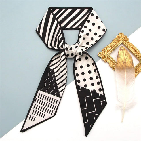 5 Pack Purse Scarf for Bags Silk Head Scarf for Hair Handbag Women Scarfs Band Hair Neck Scarves Fashion Gifts,92...