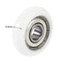 uxcell Ball Bearing Guide Pulley Roller Round Wheel 8x30x8.5mm Double Metal Shielded (GCr15) Chrome Steel Bearings 4pcs...