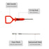 Engine Oil Level Dipstick Indicator Dip Stick Replacement for Acura MDX RDX RL...