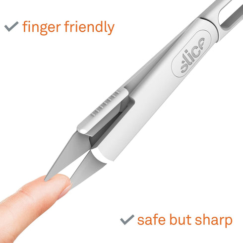 Slice Self-Opening Rotary Scissors Self-Opening Scissors Finger-Friendly Blade Lasts up to 11x Longer Than Steel, 1 Pack, Never Rusts...