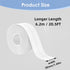 Longer length 20.5FT White Caulk Tape Waterproof Self Adhesive, PVC Self Adhesive Tub and Wall Sealing Tape Caulk Sealer,Caulk Strip,sealant Tape,...