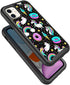 CaseTown Compatible with iPhone 11, Cute Unicorn Black Pattern Dual Layer Heavy Duty Shockproof Shockproof Defender Transparent Bumper Back Cover ...