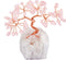 mookaitedecor Rose Quartz Crystal Tree Tumbled Stones, Cluster Rock Crystals Base Money Tree for Wealth and Luck 4"-5"...