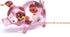 Handmade Mini 2" Blown Glass Pig Figurine, Pink with 22K Gold Accents, Gift Ideas, Fantasy Cool Stuff Decor No.2...