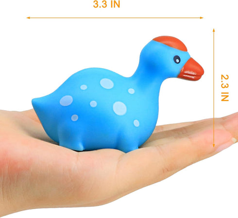 Bath Toys for Toddlers 1-3: 6 Packs Light-Up Floating Dinosaur Baby Toddler Bath Toys Set for Boys Kids Easter Christmas Birthday Gifts - Water Ba...