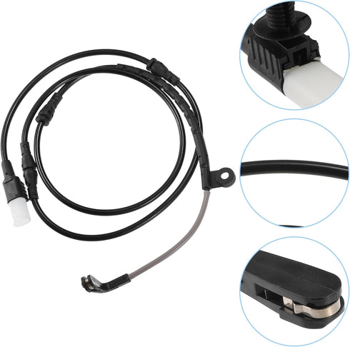 ACROPIX Front Rear Brake Pad Electronic Wear Sensor Replacement Fit for Land Rover Range Rover - Pack of 2 Black Beige...