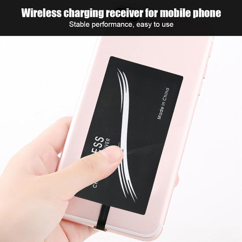 2PCS Thin Wireless Charging Receiver, Universal Type C Wireless Charger Adapters, Charger Adapter for All Cell Phone Models...
