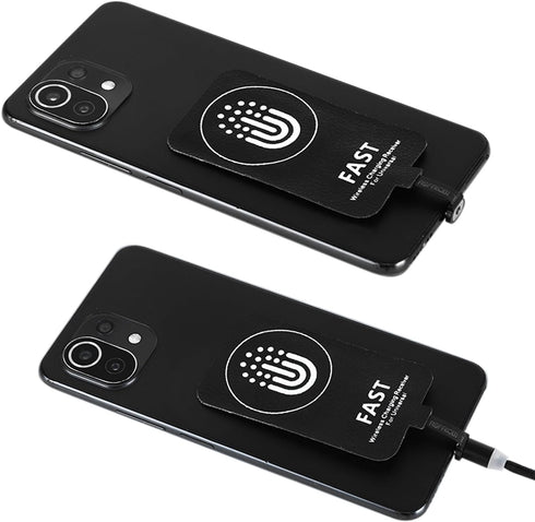 Type C Wireless Charging Receiver, 10W 5V/2A Fast Wireless Charger Adapter, Wireless Charger Receiver Chip Suitable for Android Cell Phones...