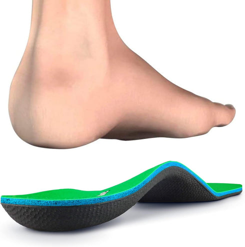 Arch Support Insoles for Women & Men, Orthotic Shoe Inserts for Flat Feet, Plantar Fasciitis, Foot Pain, Overpronation(8-8.5 Women/6-6.5 Men)...