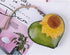 1 Pcs Leather Zipper Coin Purse Heart Shaped Wallet, Wrist Bag,Hand Bag,Coin Organizer, Change Holder,Card Case, Mini Leather Zipper Storage Bag f...