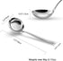 KEAWELL Unique 7.5 inch Small Hammered Sauce ladle, 1 oz. 18/10 Stainless Steel Gravy Soup Ladle. Solid and Sturdy, Dishwasher Safe (1)...