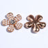 DIY 50PCS 24mm Gold Pearl Crystal Rhinestone Buttons Embellishment with Flatback for Headbands Hair Accessories Flower Center Bouquet Wedding Invi...