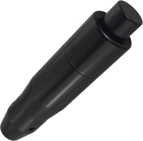 Lunsom Automatic Shift Knob Metal Car Shifting with Push Button Aluminum Alloy Shifter Lever Handle Long Stick Gear Head Fit Most Auto Transmissio...